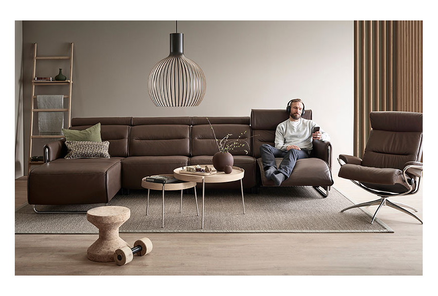 Sofá Relax Stressless Emily Steel