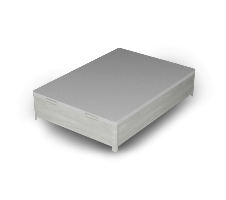 Nightland Ottoman Bett mit Rädern und Hebemechanismus