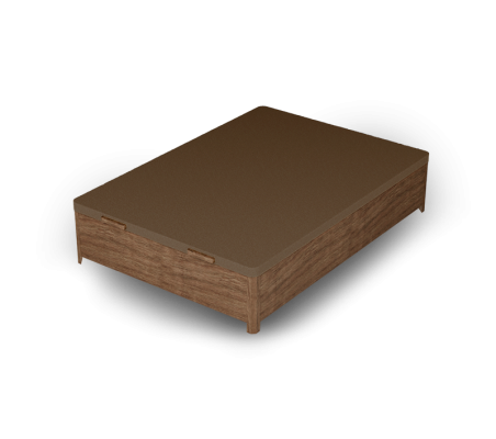 Nightland Ottoman Bett mit Rädern und Hebemechanismus