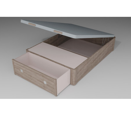 Nightland Persa Ottomans Bett mit Schubladen