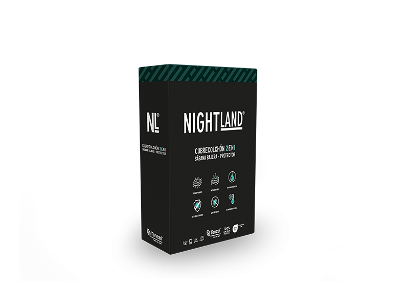 Nightland Tencel 2-in-1 bed sheet protector