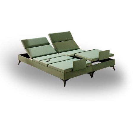 Cama Tapizada Articulada Nightland Morgan