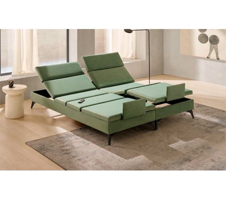 Cama Tapizada Articulada Nightland Morgan