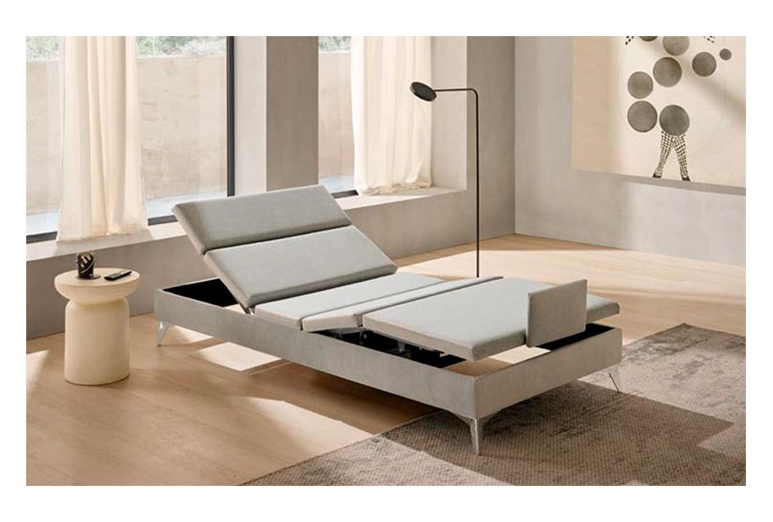Cama Tapizada Articulada Nightland...