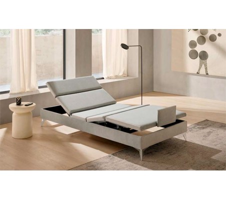 Cama Tapizada Articulada Nightland Morgan